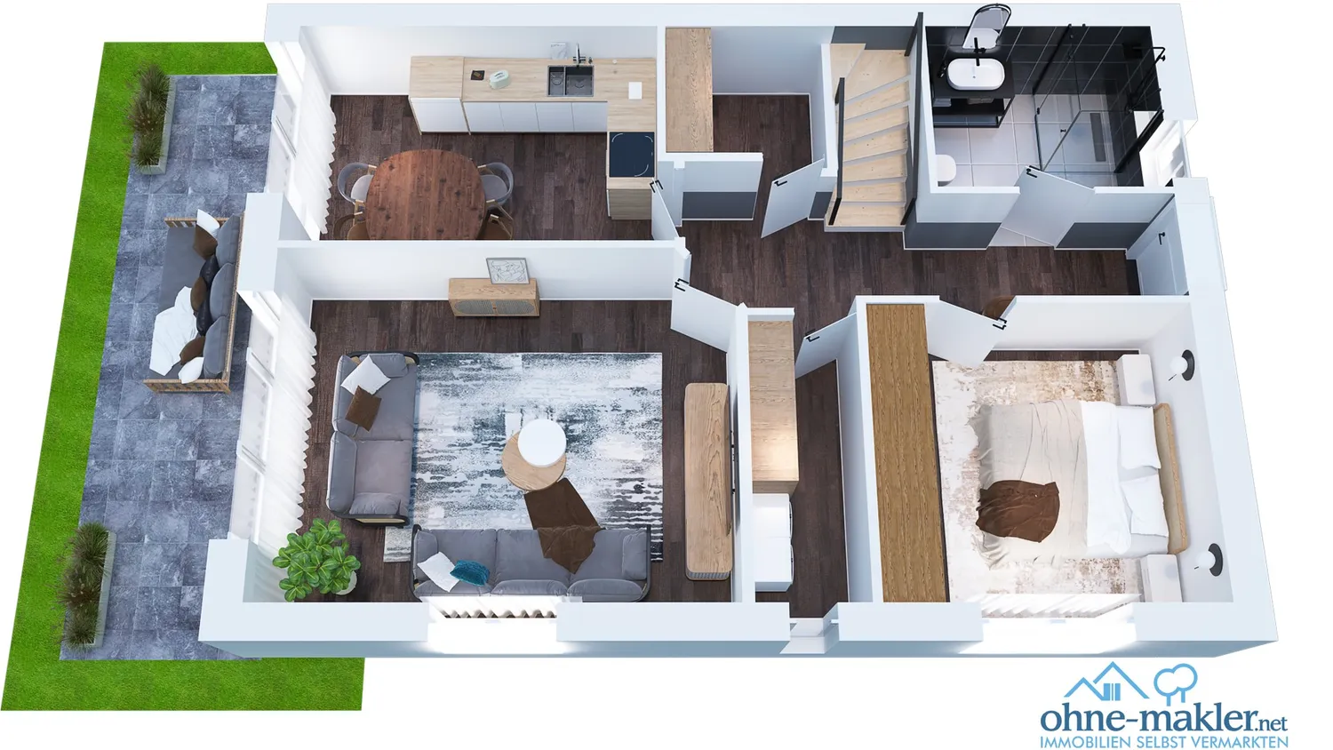 4 Zimmer Haus mit 105 m² in Norden – Bild 3