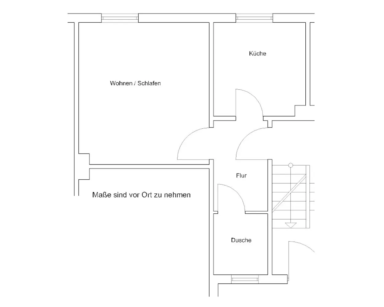 1 Zimmer Wohnung mit 27 m² in Braunschweig – Bild 2