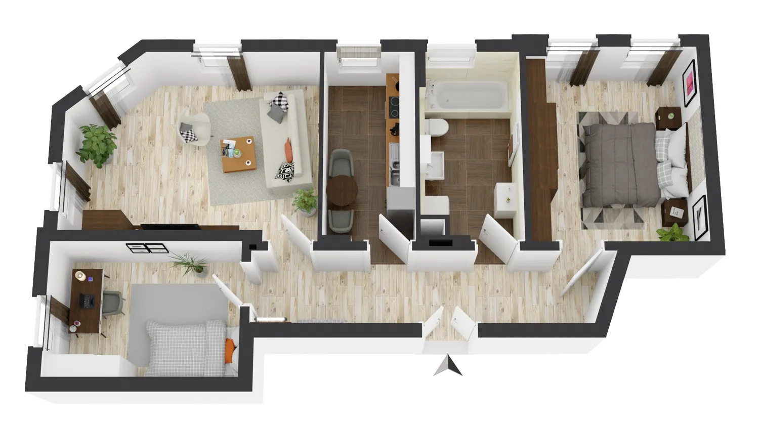 3 Zimmer Wohnung mit 72 m² in Meißen – Bild 3