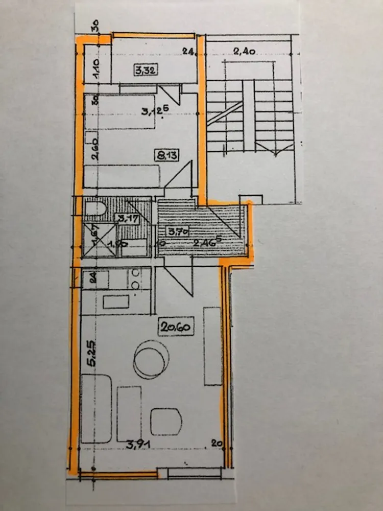 2 Zimmer Wohnung mit 37 m² in Karlsruhe – Bild 2