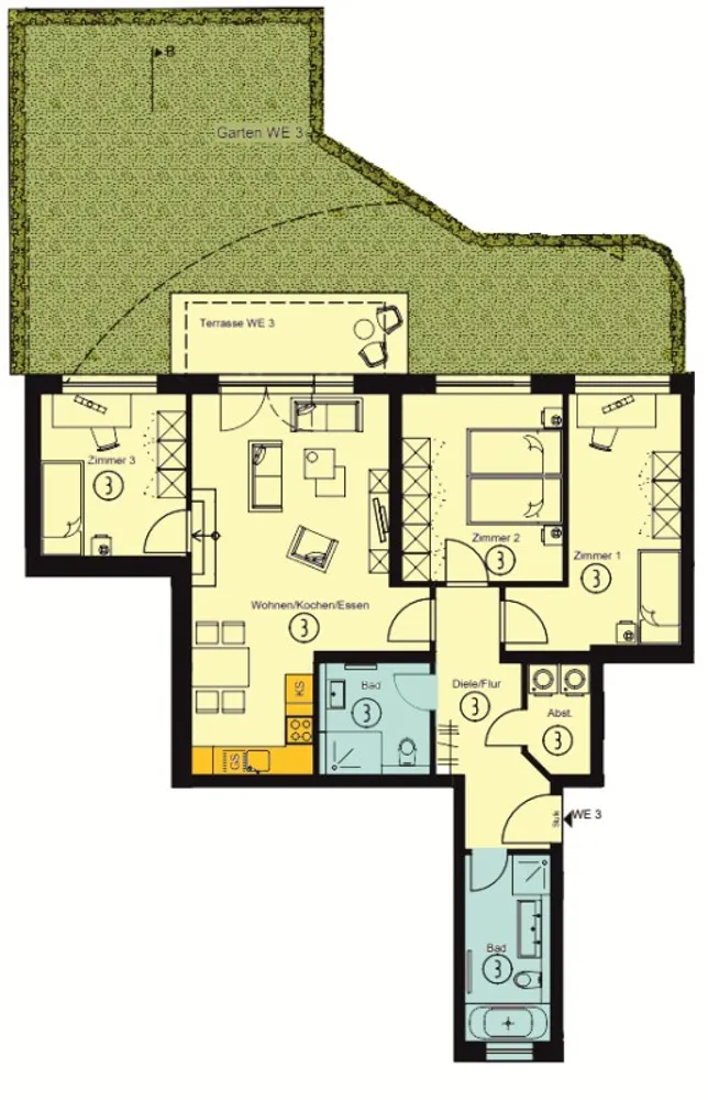 4 Zimmer Wohnung mit 97 m² in Leipzig – Bild 11