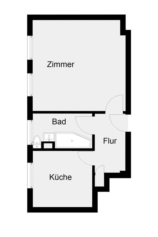 1 Zimmer Wohnung mit 33 m² in Bitterfeld-Wolfen – Bild 11