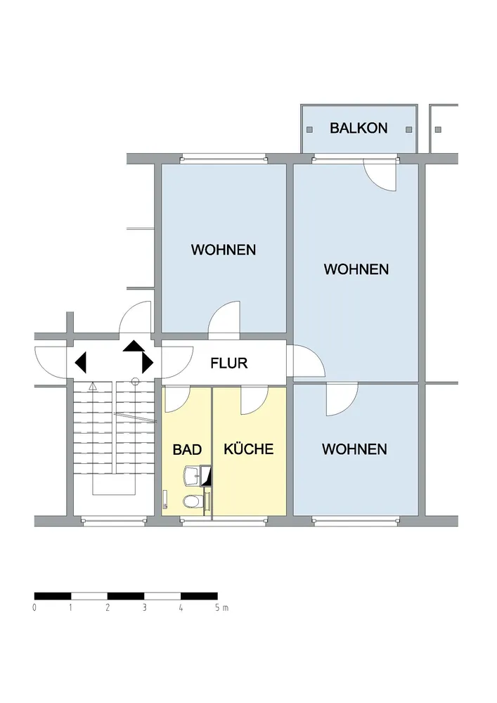 3 Zimmer Wohnung mit 66 m² in Neubrandenburg – Bild 5