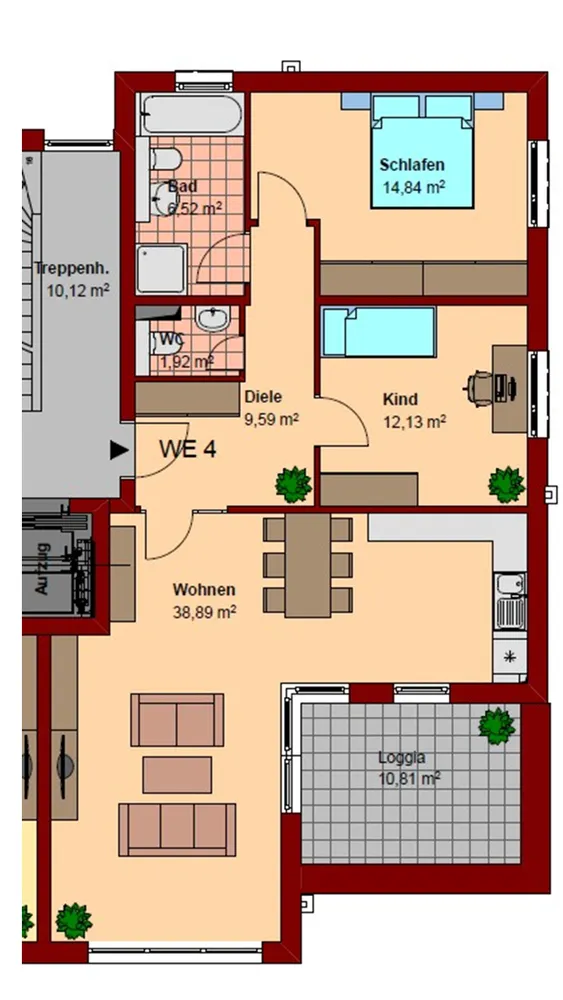 3 Zimmer Wohnung mit 90 m² in Leverkusen – Bild 7