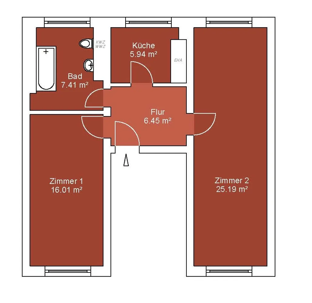2 Zimmer Wohnung mit 61 m² in Dresden – Bild 5