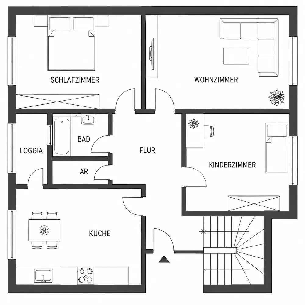 3 room apartment with 83 m² in Herne – Photo 9