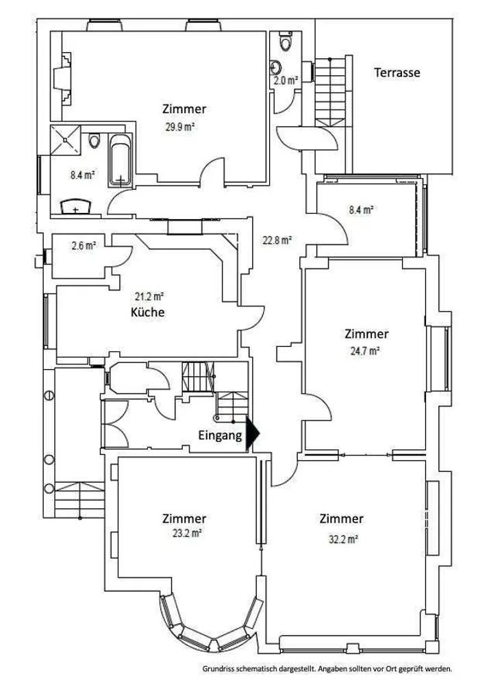 4 Zimmer Wohnung mit 175 m² in Hamburg – Bild 12
