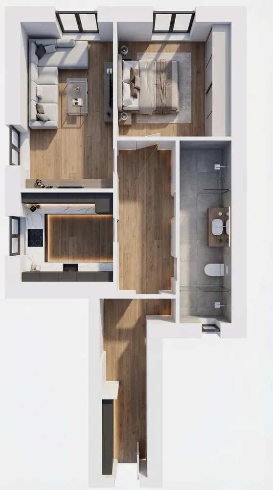 2 Zimmer Wohnung mit 72 m² in Köln – Bild 8