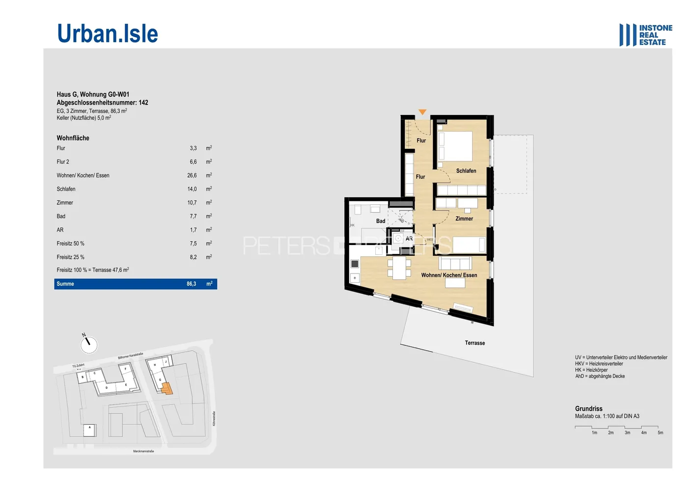 3 Zimmer Wohnung mit 86 m² in Hamburg – Bild 6