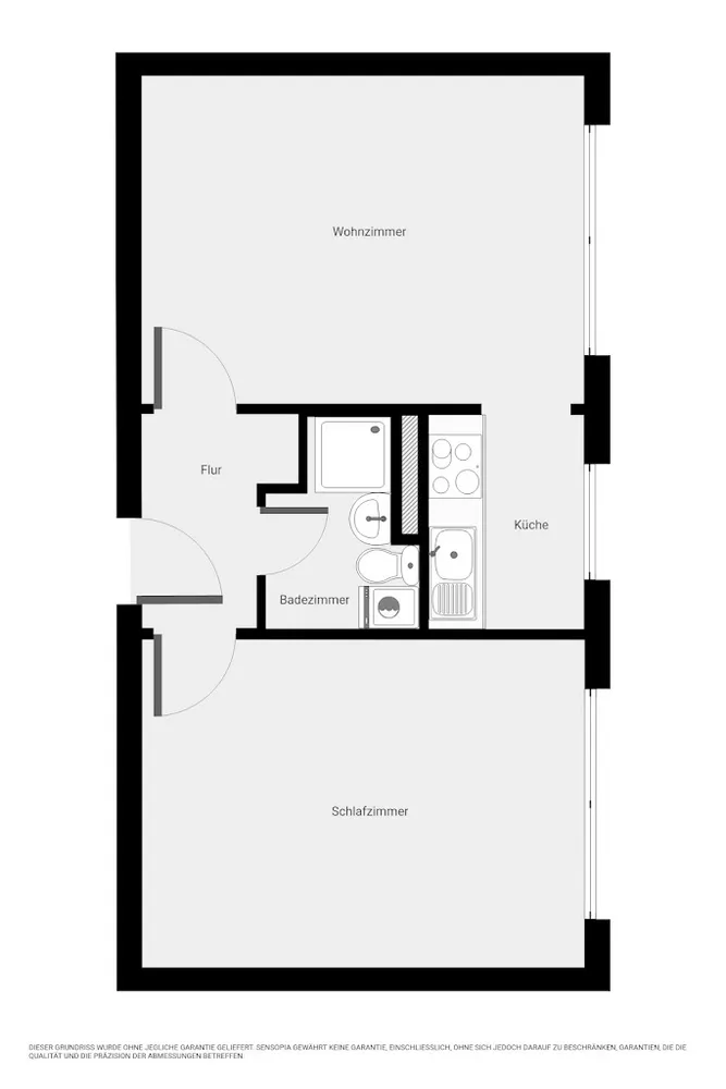 2 Zimmer Wohnung mit 41 m² in Halle (Saale) – Bild 8