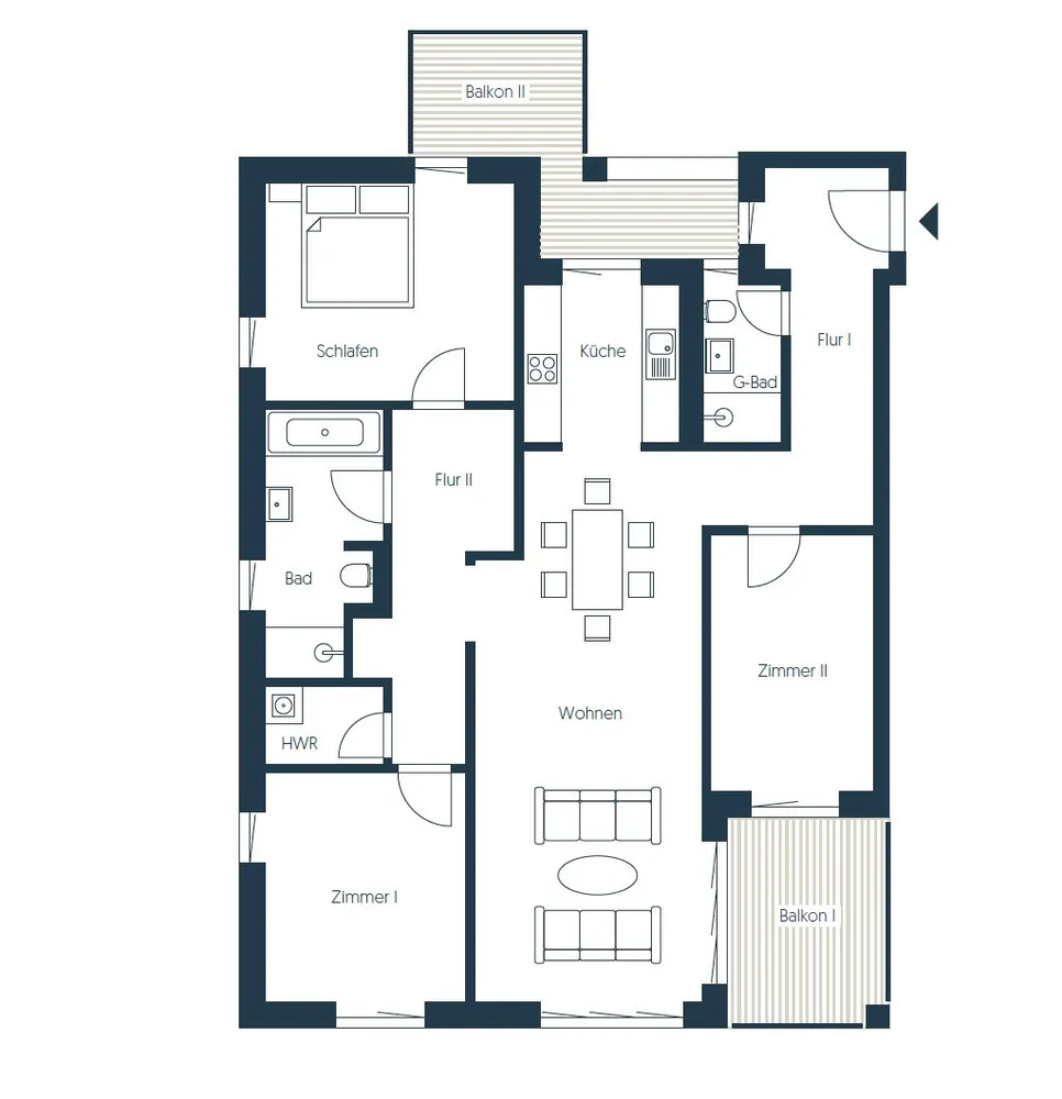 4 Zimmer Wohnung mit 116 m² in Berlin – Bild 2