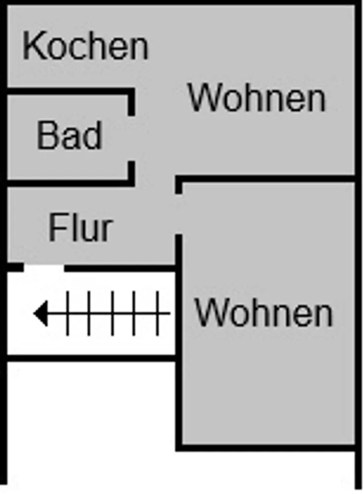 2 Zimmer Wohnung mit 61 m² in Nürnberg – Bild 3
