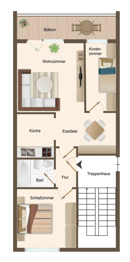 3 Zimmer Wohnung mit 60 m² in Zwickau – Bild 9