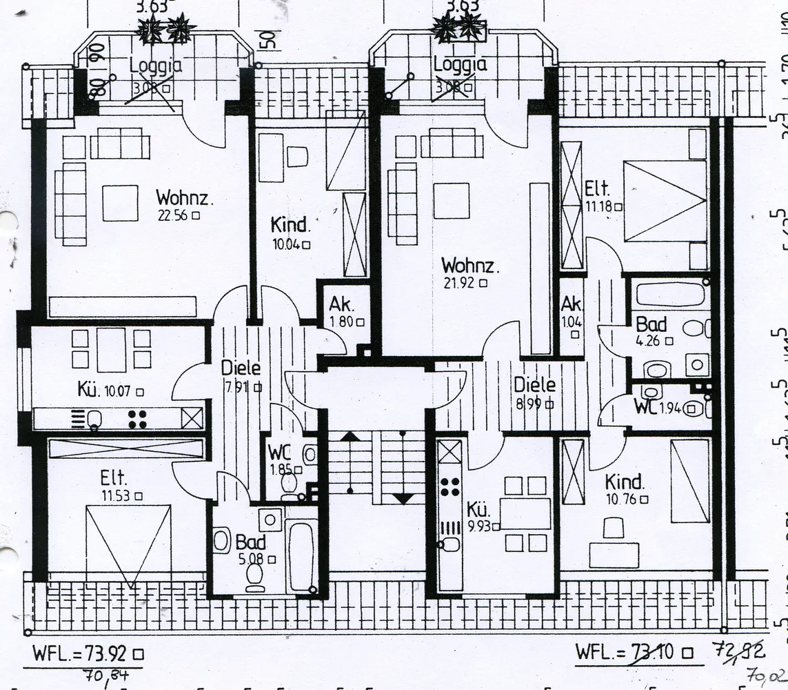3 room apartment with 71 m² in Duisburg – Photo 3