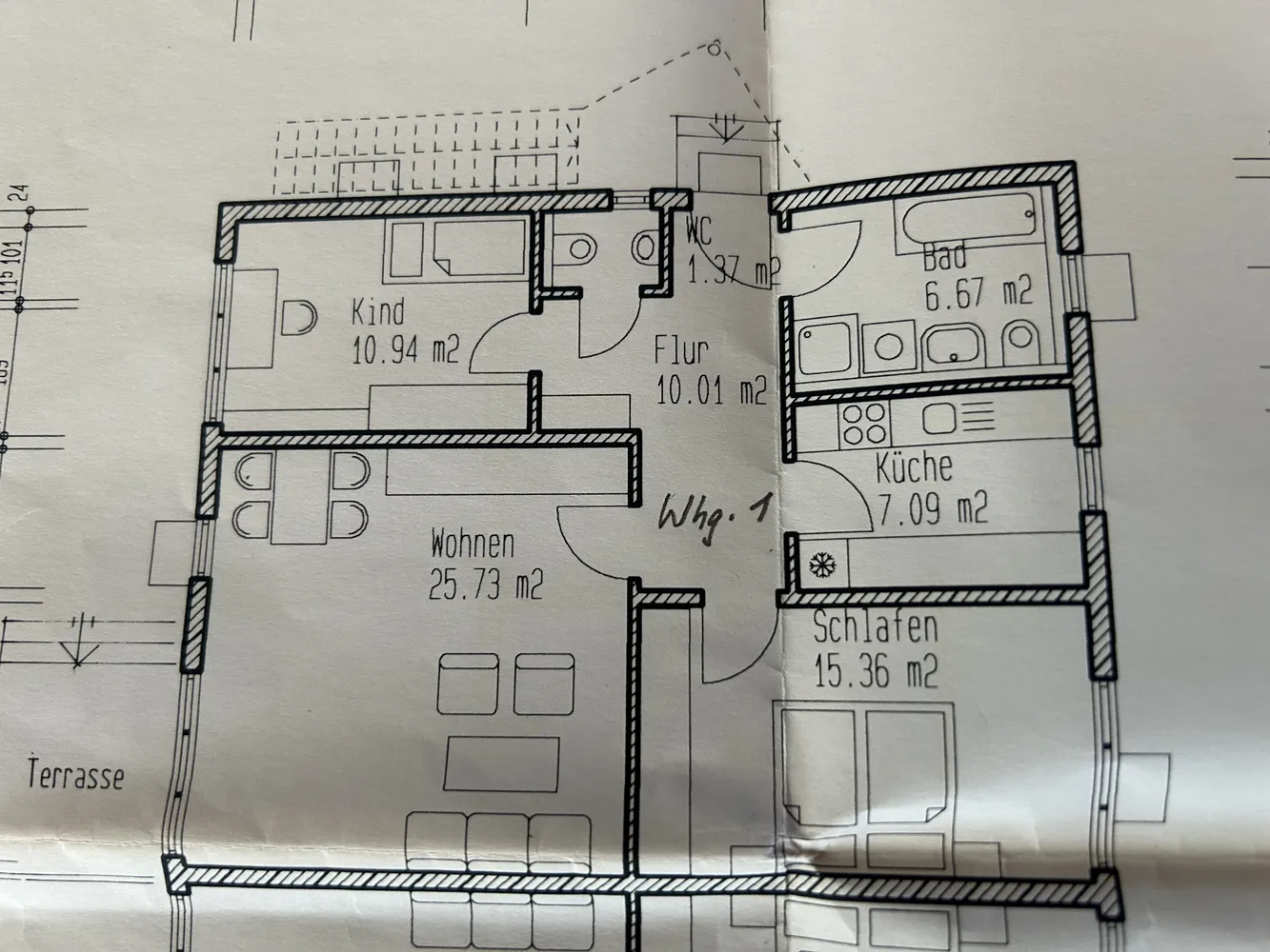 3 Zimmer Wohnung mit 80 m² in Nürnberg – Bild 2