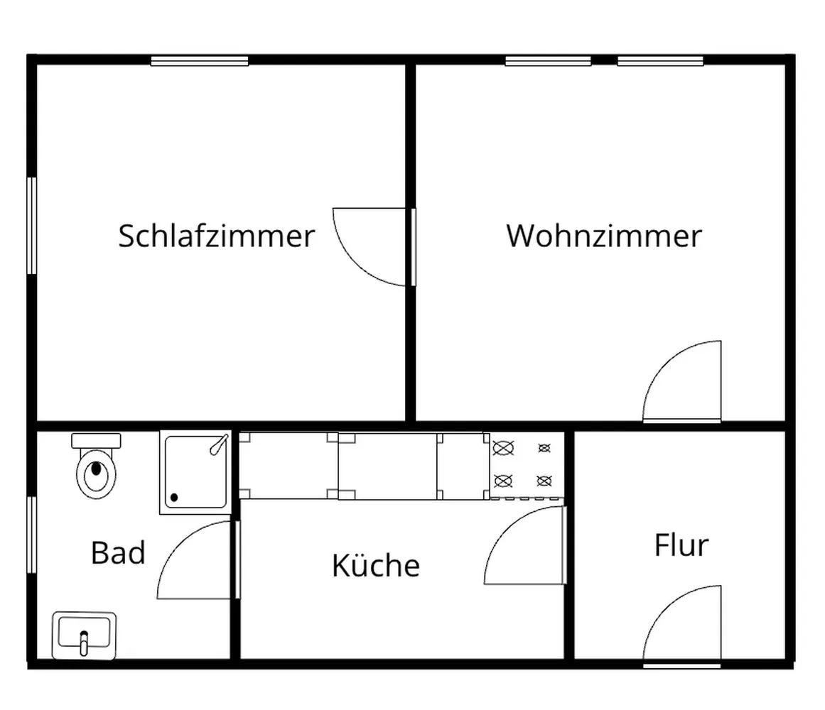 2 Zimmer Wohnung mit 50 m² in Freital – Bild 10