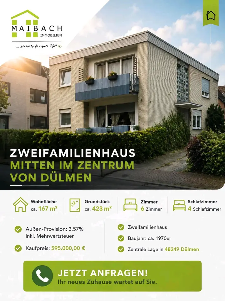 2 Zimmer Wohnung mit 80 m² in Coesfeld – Bild 5