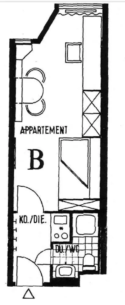 1 Zimmer Wohnung mit 23 m² in Mannheim – Bild 12