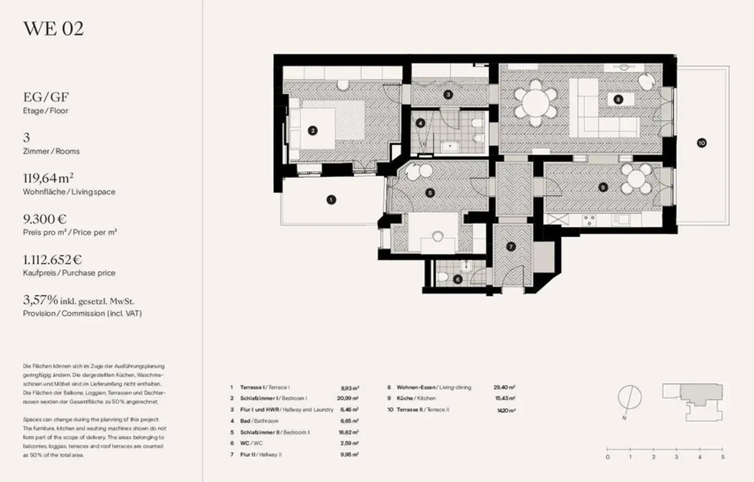 3 room apartment with 119 m² in Berlin – Photo 7