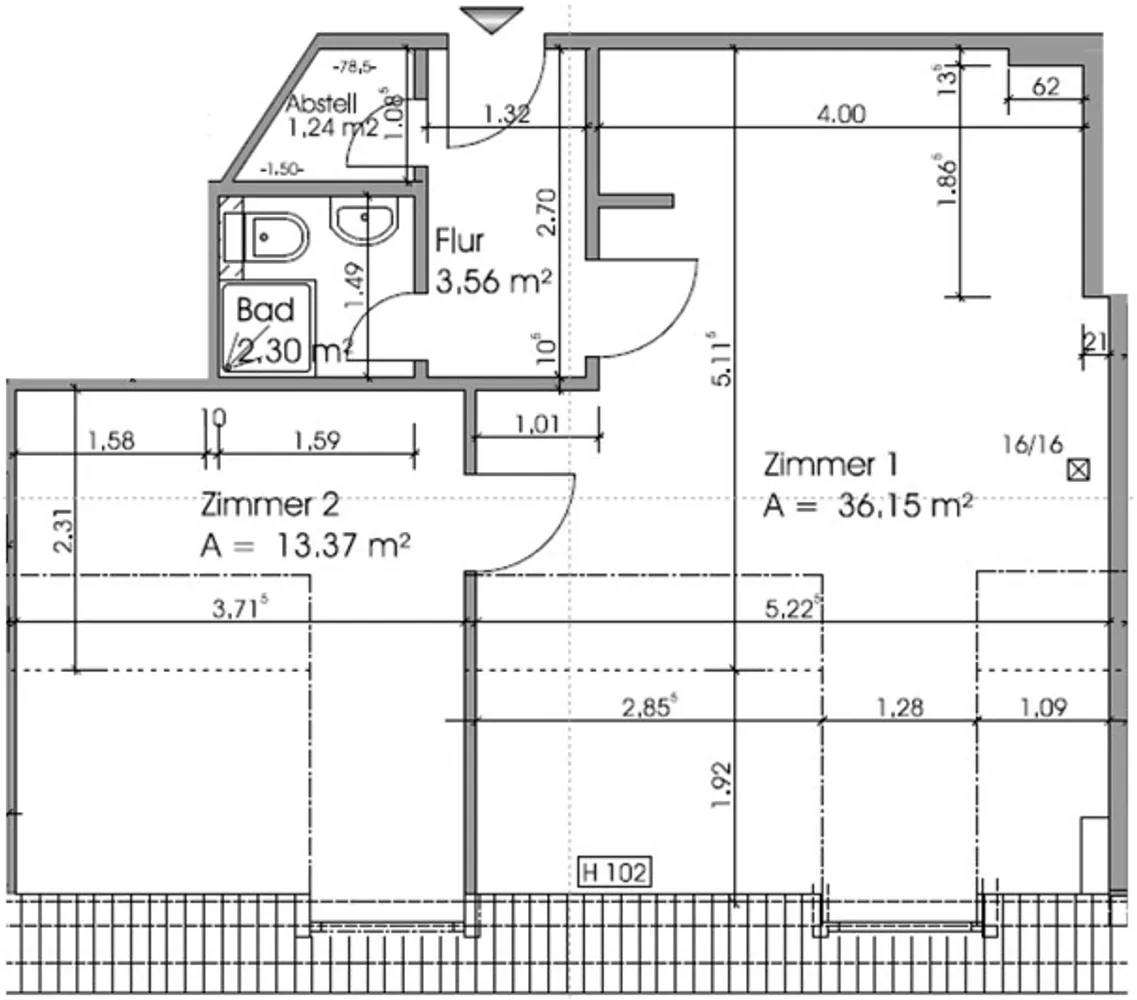 2 room apartment with 57 m² in Regensburg – Photo 6