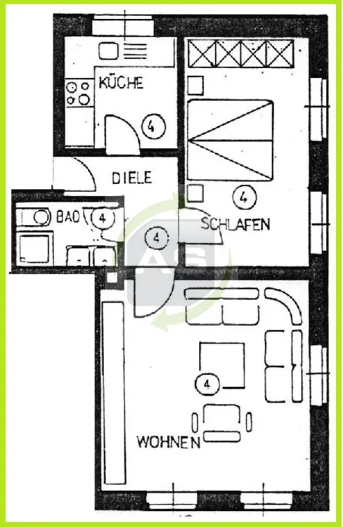 2 Zimmer Wohnung mit 49 m² in Zwickau – Bild 5