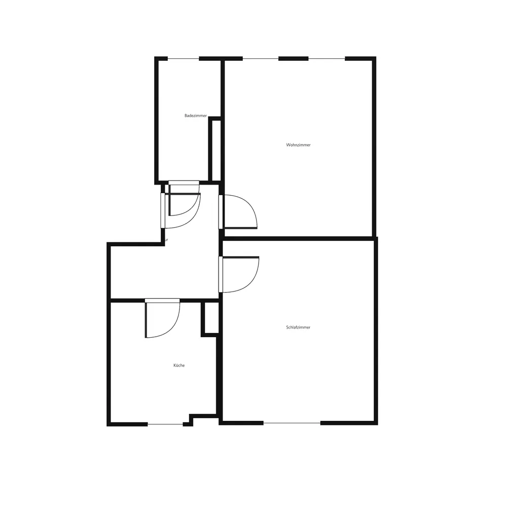 2 Zimmer Wohnung mit 46 m² in Nürnberg – Bild 2