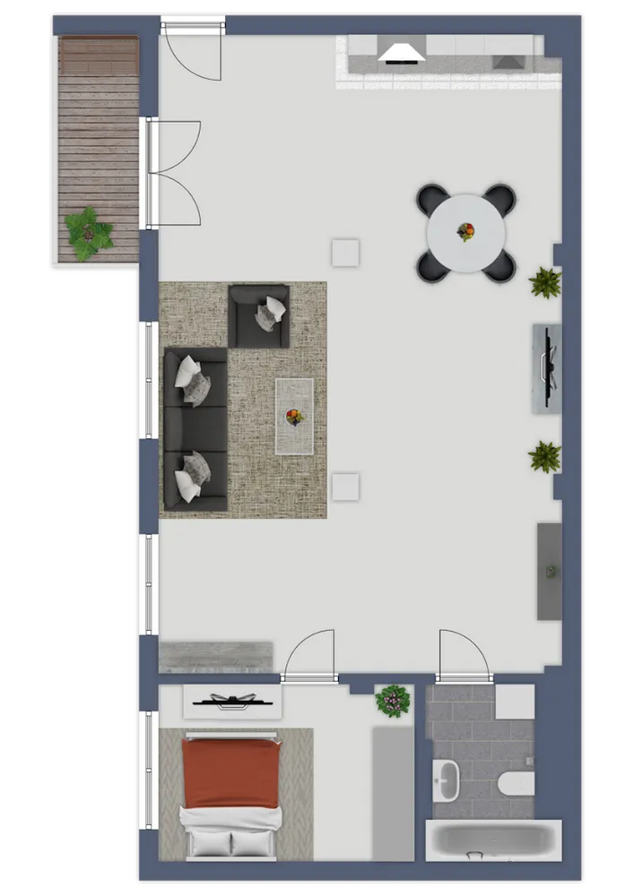 2 room apartment with 81 m² in Erfurt – Photo 9