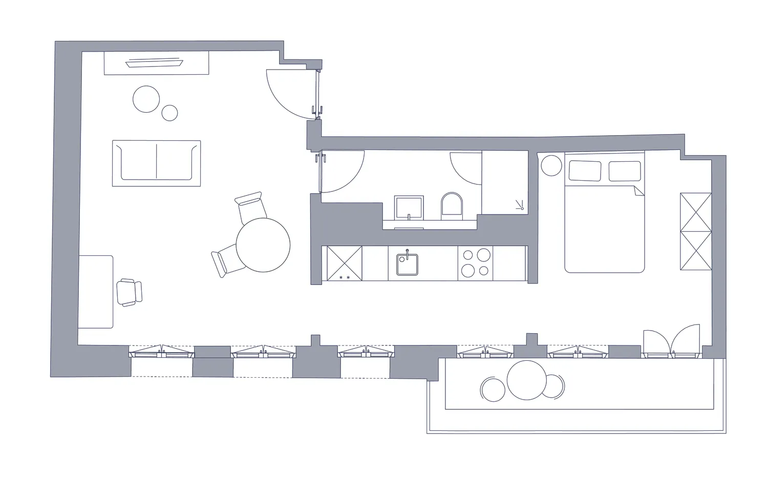 2 Zimmer Wohnung mit 43 m² in Stuttgart – Bild 4