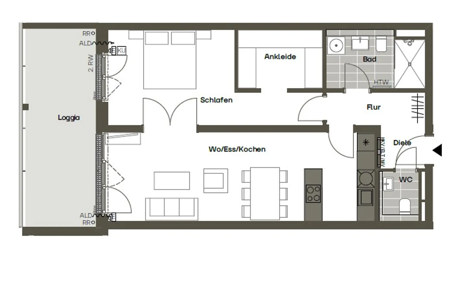 2 Zimmer Wohnung mit 76 m² in Freising – Bild 11