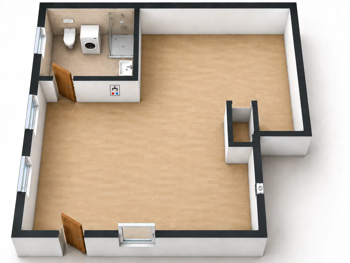 1 Zimmer Wohnung mit 89 m² in Karlsruhe – Bild 3