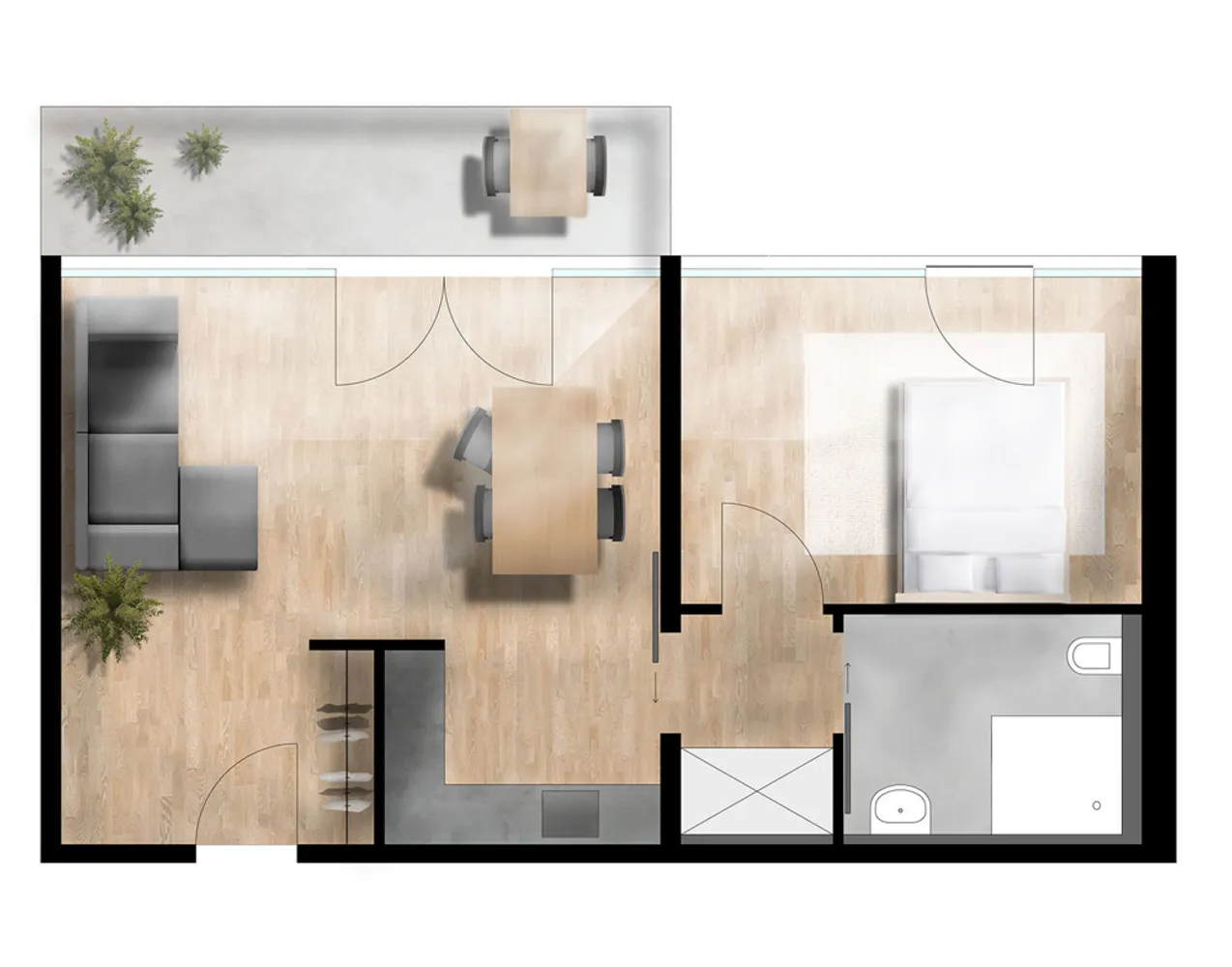 2 Zimmer Wohnung mit 64 m² in Krefeld – Bild 1
