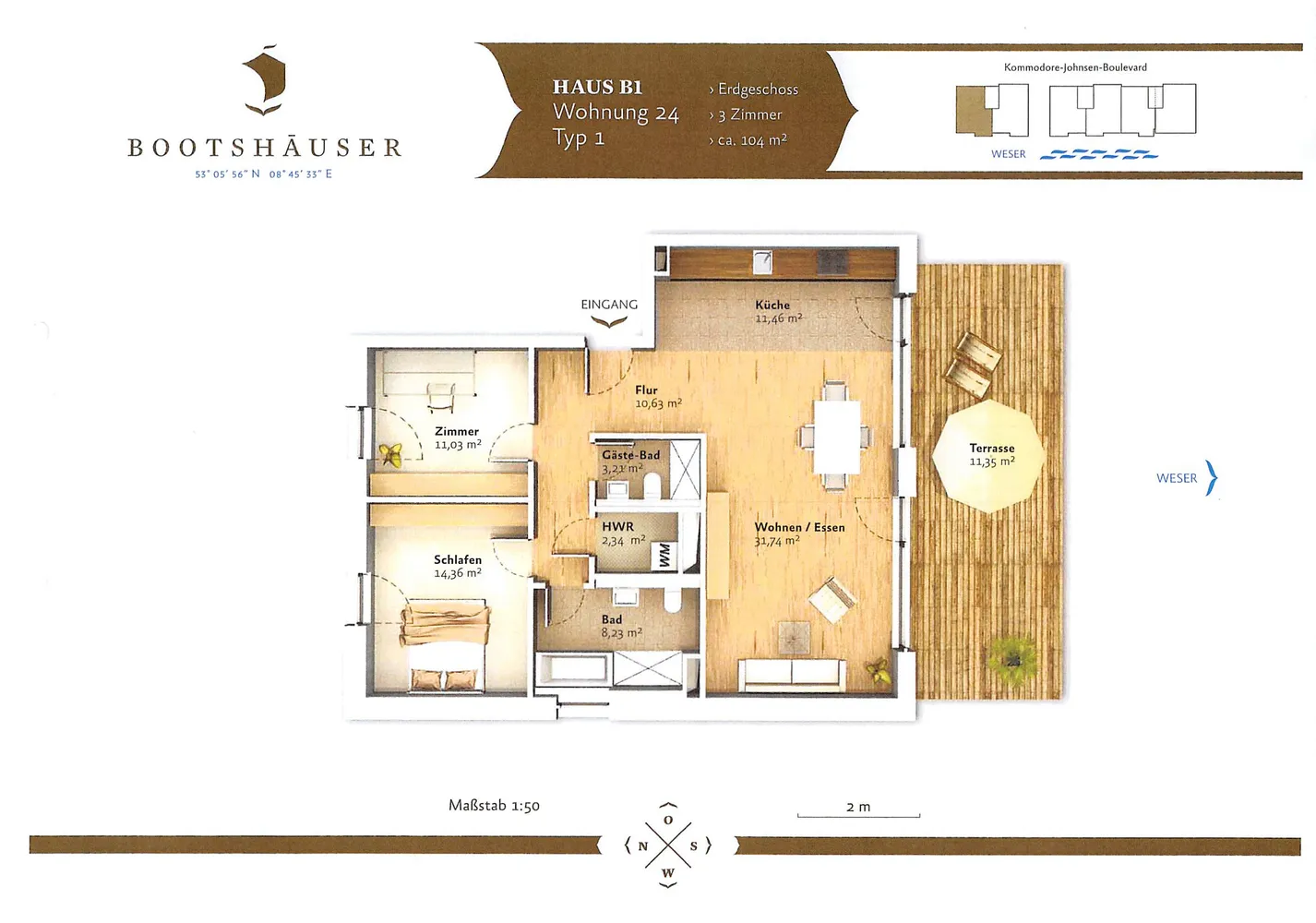 3 Zimmer Wohnung mit 106 m² in Bremen – Bild 10