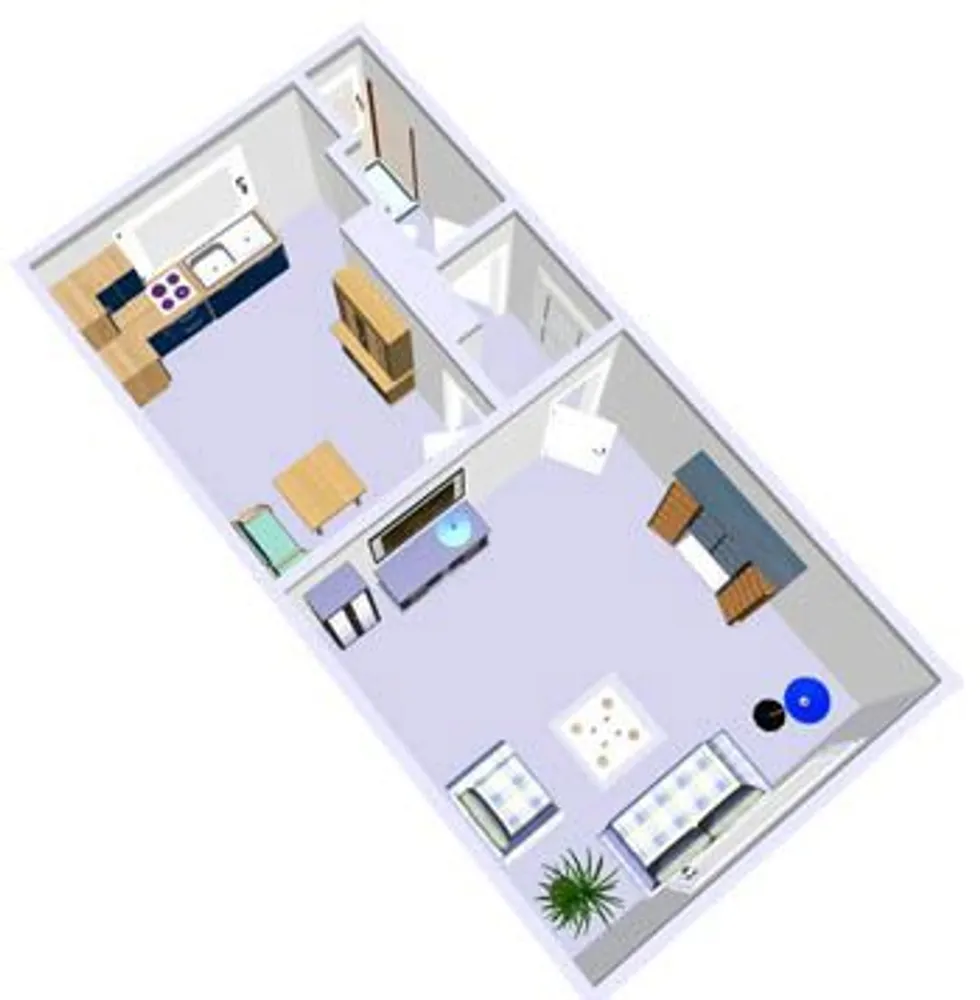 1 Zimmer Wohnung mit 39 m² in Kiel – Bild 2