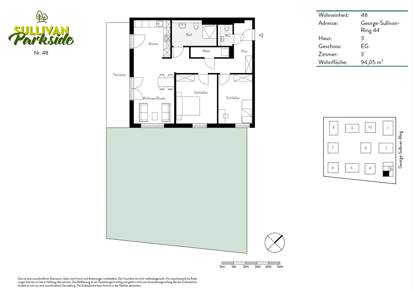 3 Zimmer Wohnung mit 94 m² in Mannheim – Bild 10