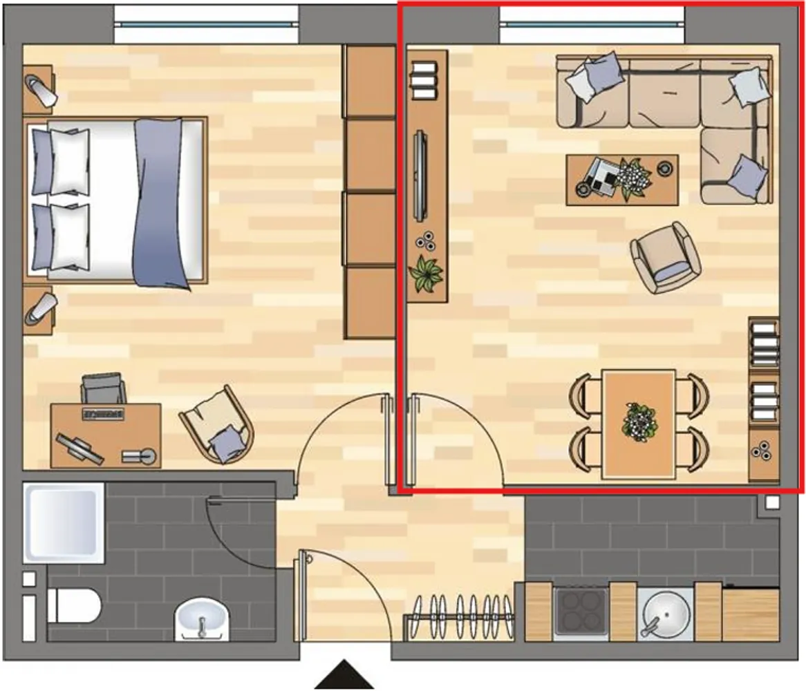 WG-Zimmer mit 20 m² in Oldenburg – Bild 2