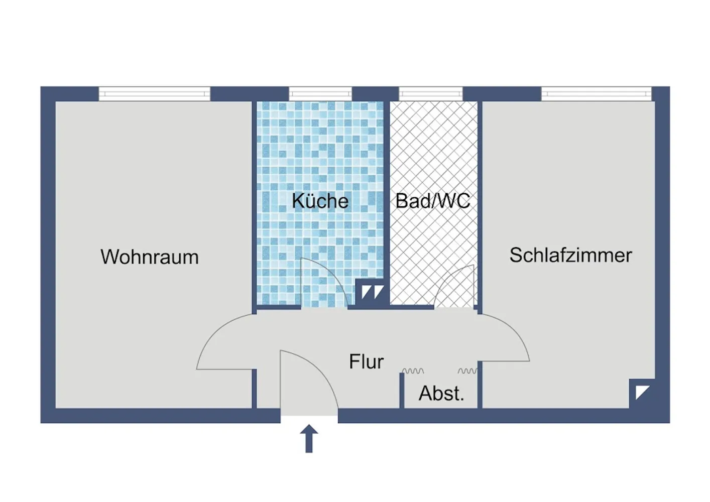 2 Zimmer Wohnung mit 43 m² in Frankfurt am Main – Bild 3