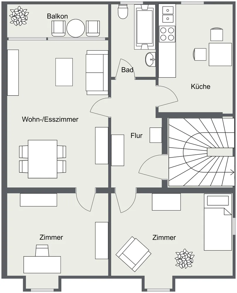 3 room apartment with 70 m² in Düsseldorf – Photo 11