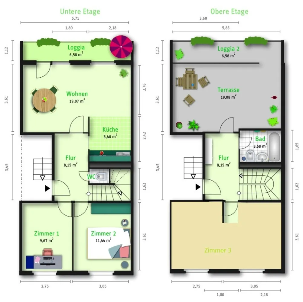 4 Zimmer Wohnung mit 98 m² in Halle (Saale) – Bild 2