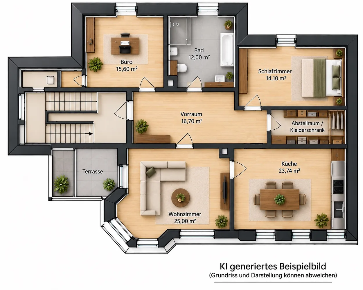 4 Zimmer Wohnung mit 107 m² in Crimmitschau – Bild 3
