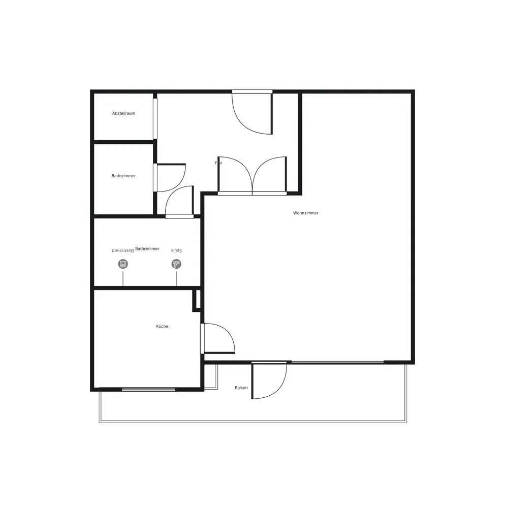 1 Zimmer Wohnung mit 48 m² in Berlin – Bild 2