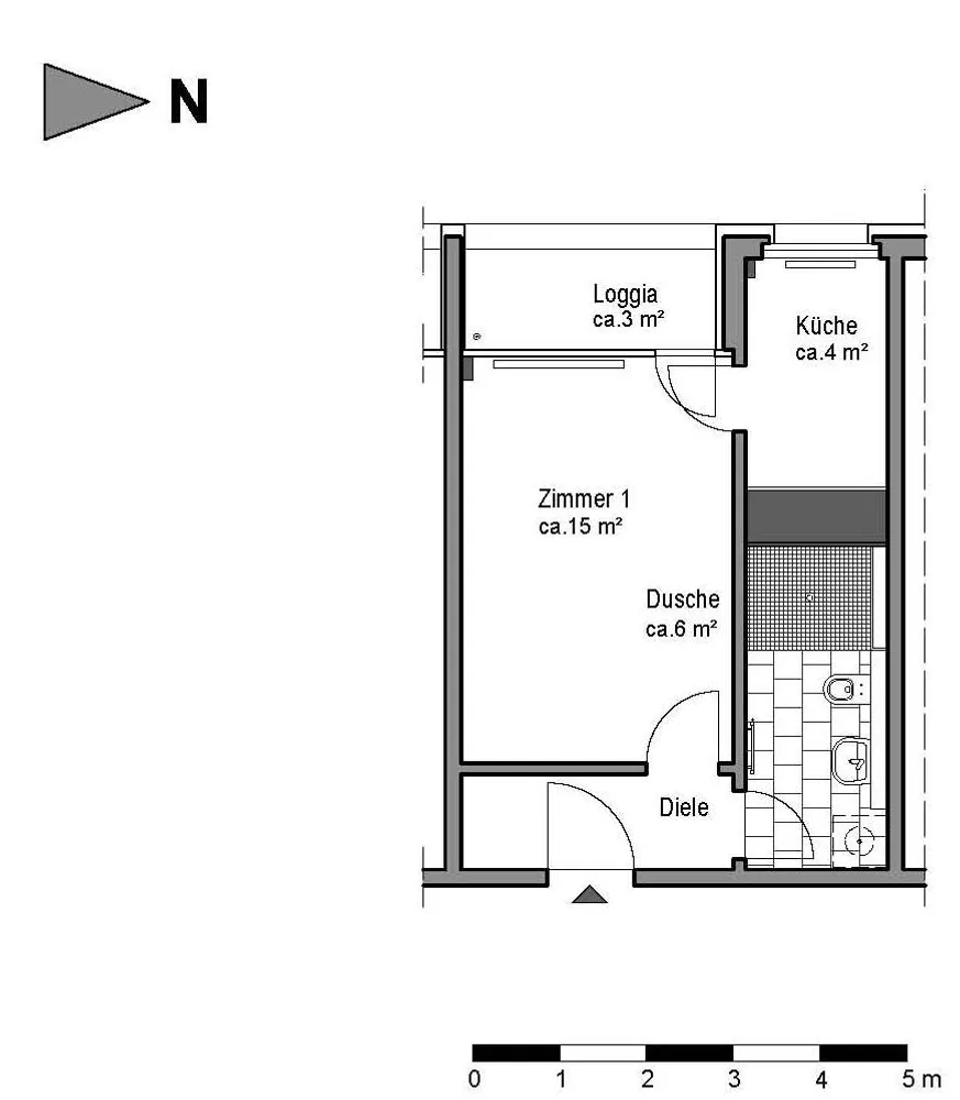 1 Zimmer Wohnung mit 32 m² in Berlin – Bild 9