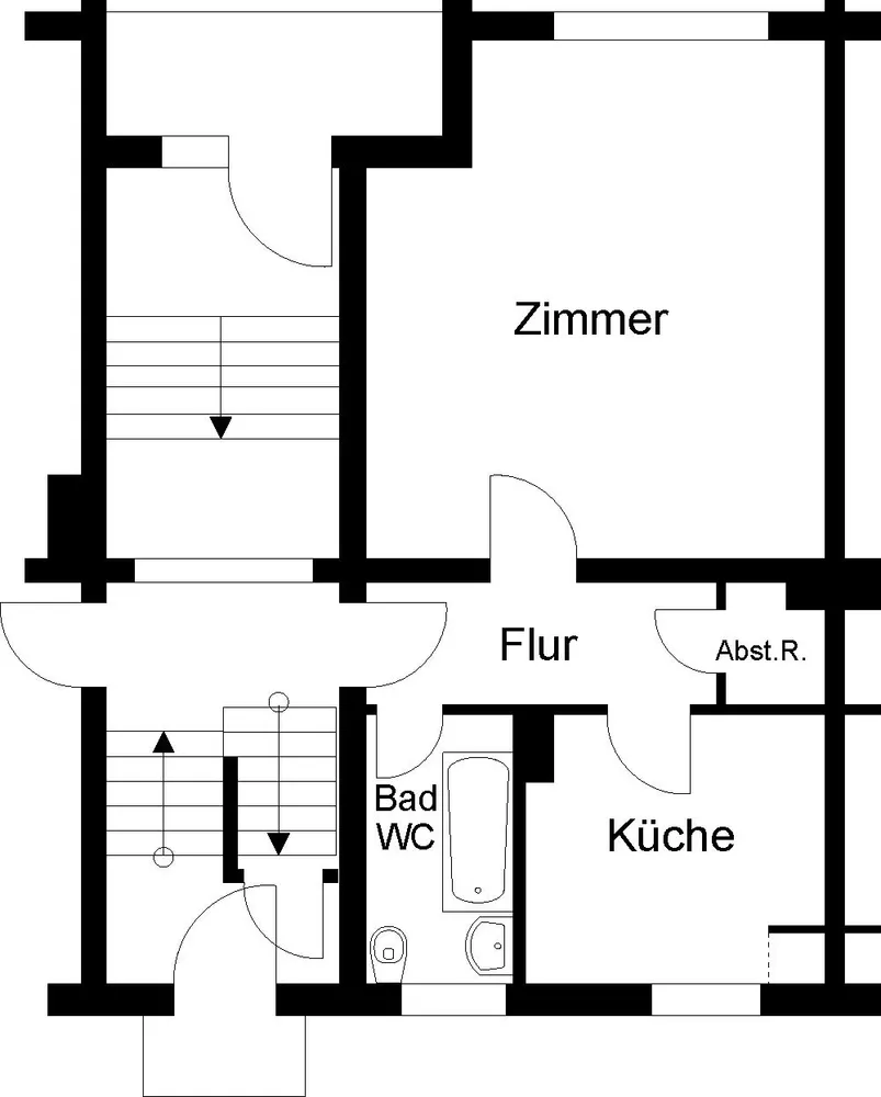 1 Zimmer Wohnung mit 40 m² in Wolfenbüttel – Bild 2