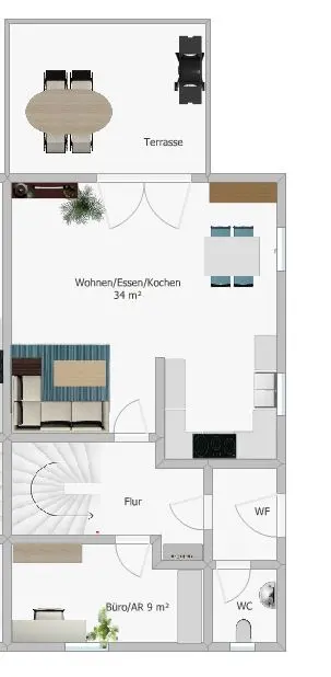 6 Zimmer Haus mit 126 m² in Landshut – Bild 3