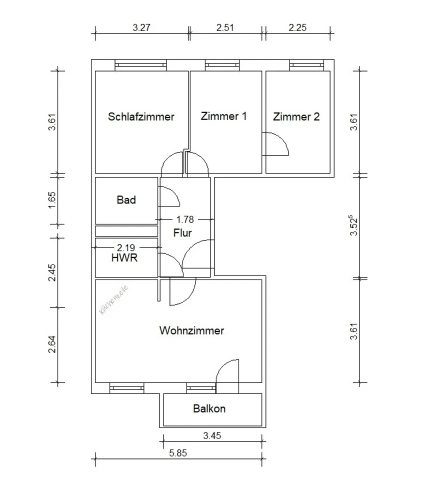 4 room apartment with 65 m² in Magdeburg – Photo 5