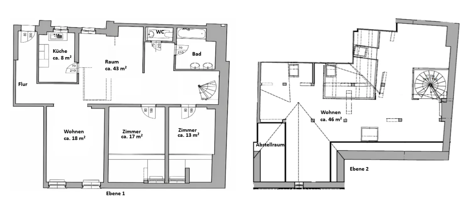 4 Zimmer Wohnung mit 154 m² in Leipzig – Bild 2