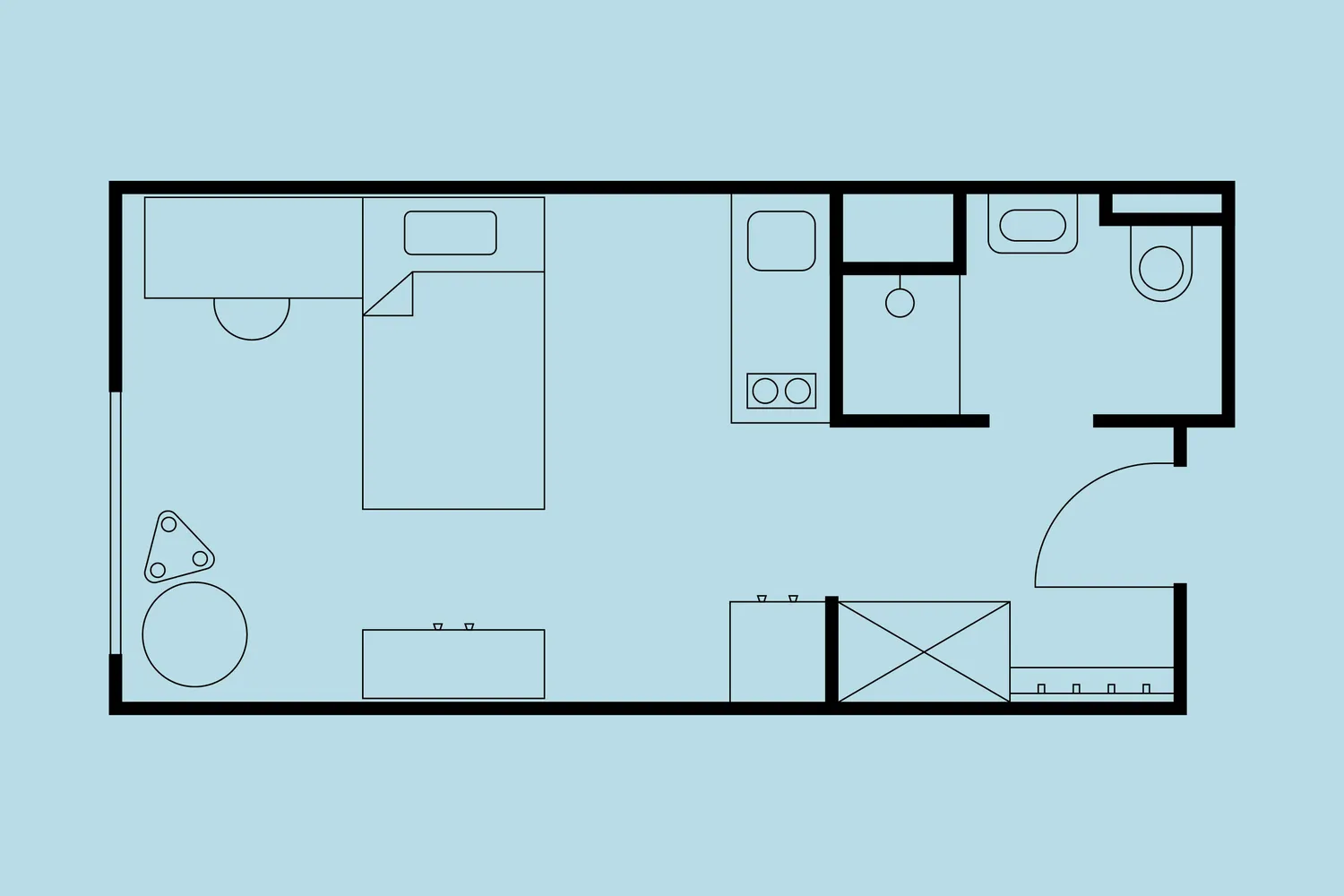 1 Zimmer Wohnung mit 22 m² in Darmstadt – Bild 11