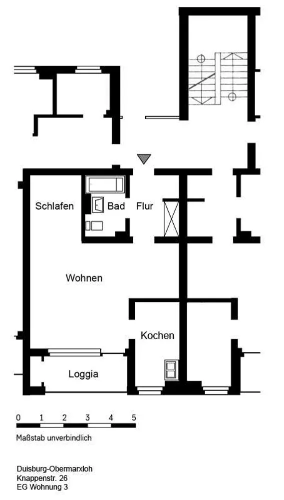 2 Zimmer Wohnung mit 49 m² in Duisburg – Bild 2
