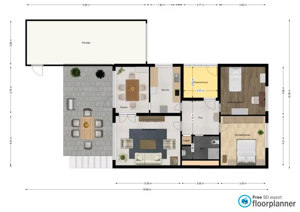 4 Zimmer Wohnung mit 85 m² in Hamm – Bild 3