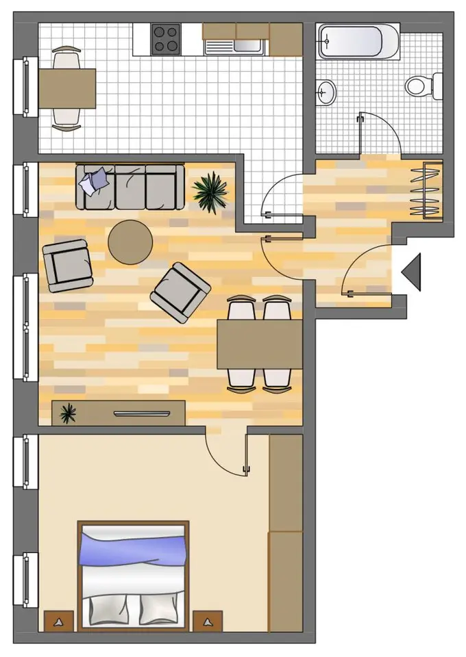 2 Zimmer Wohnung mit 45 m² in Dortmund – Bild 3