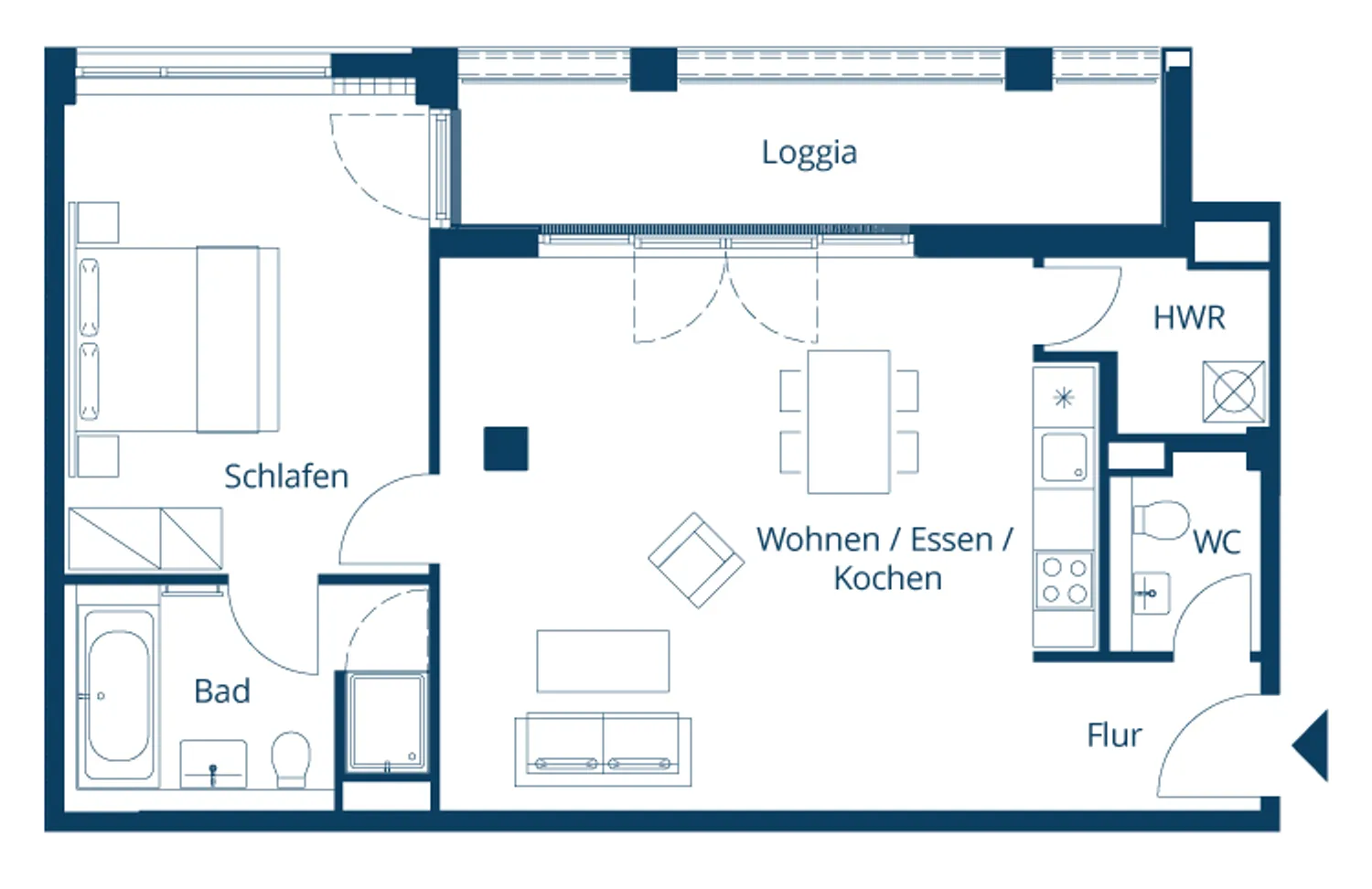 2 Zimmer Wohnung mit 73 m² in Berlin – Bild 8